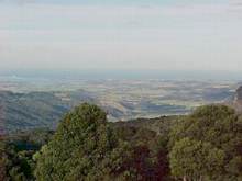 View towards the coast